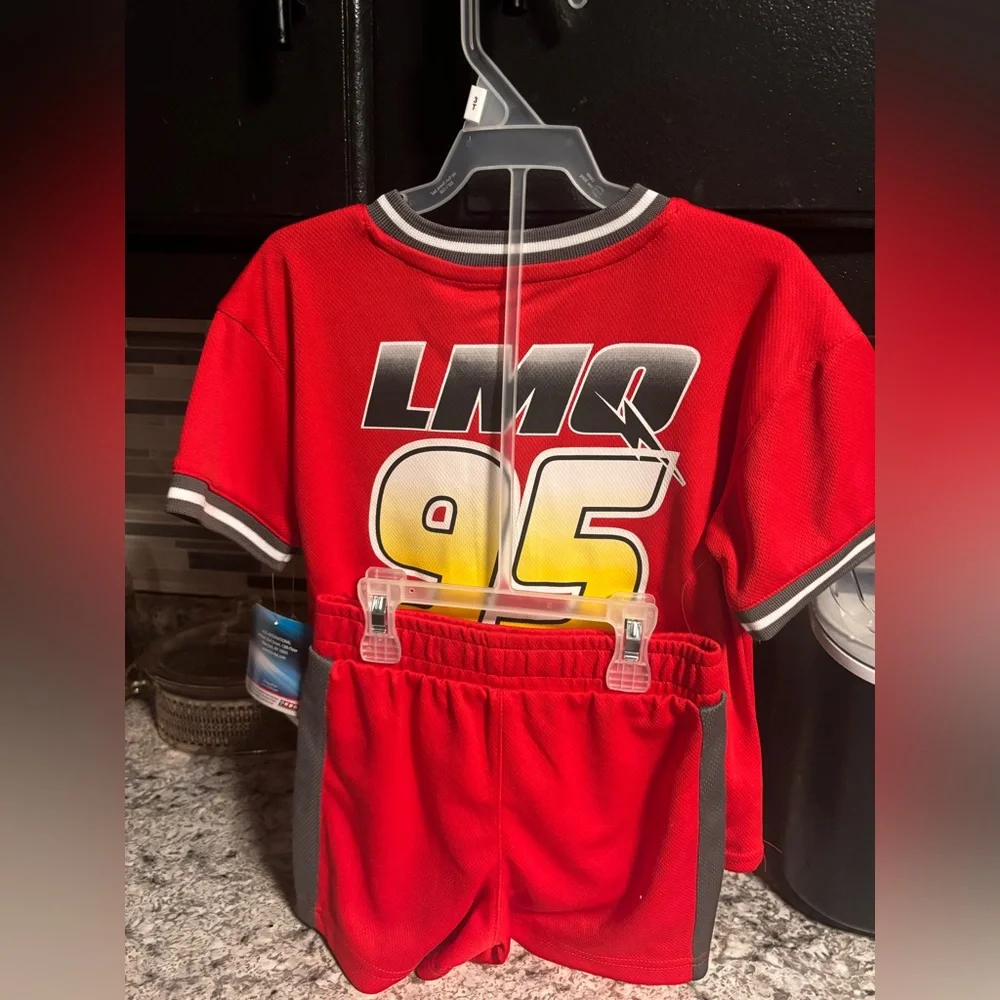 Disney Red Lightning McQueen Tee and Shorts Set